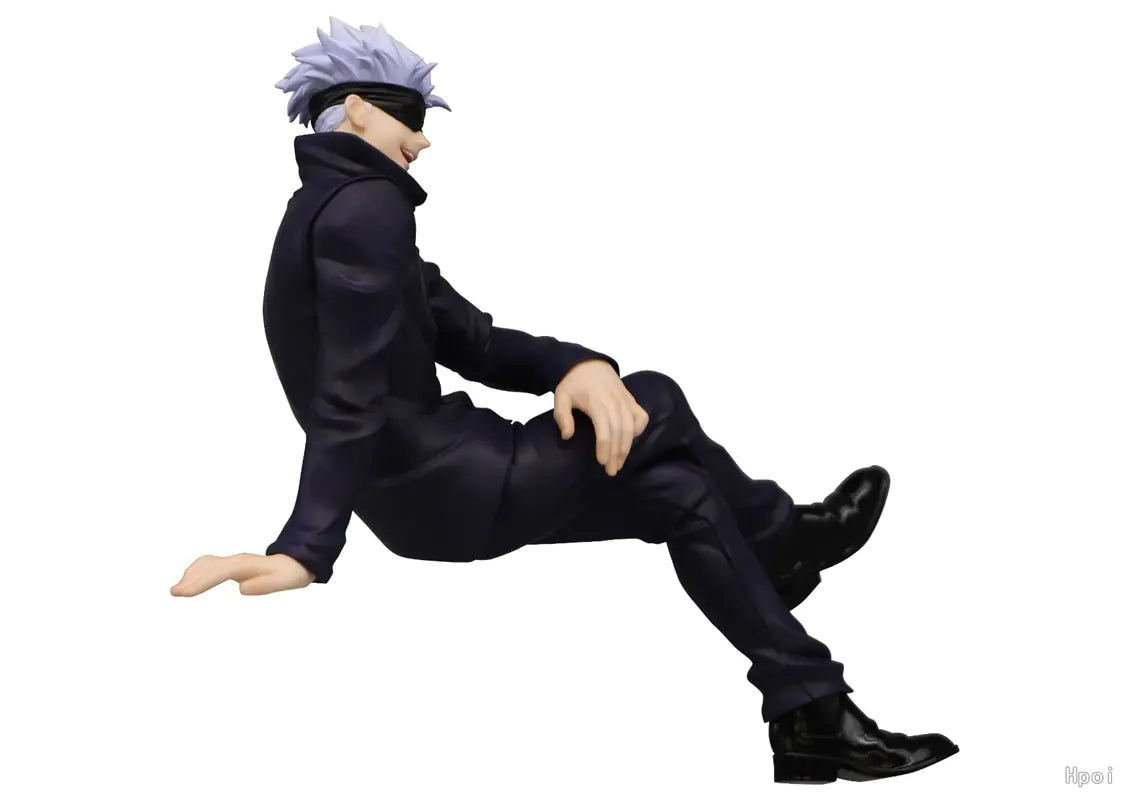 Jujutsu Kaisen Gojo Satoru Sitting Pressed Noodles Statue 15 CM