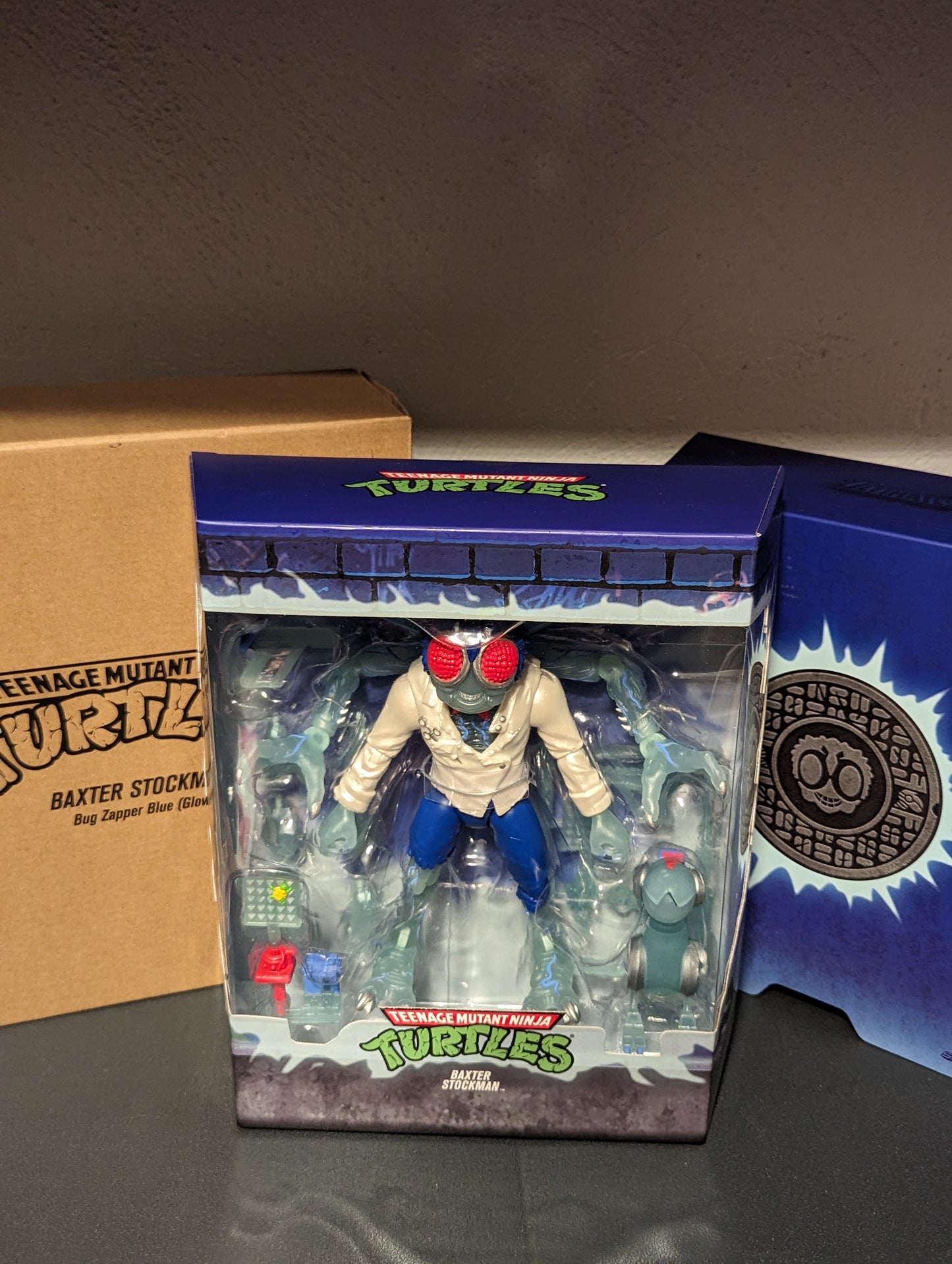 Super7 TMNT Ultimates Baxter Stockman SDCC 2020  GLOW IN THE DARK