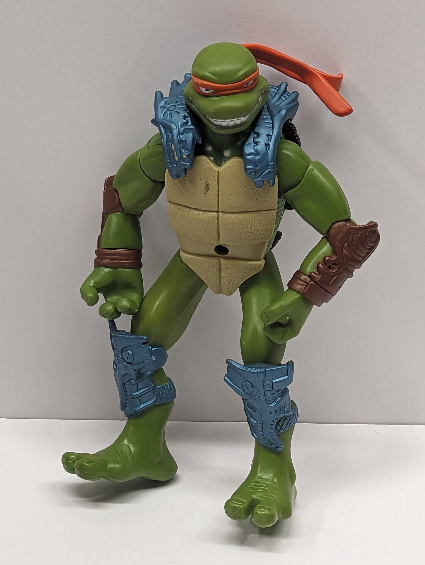 2007 Teenage Mutant Ninja Turtles Michelangelo Action Figure Playmates 6" Loose 1C