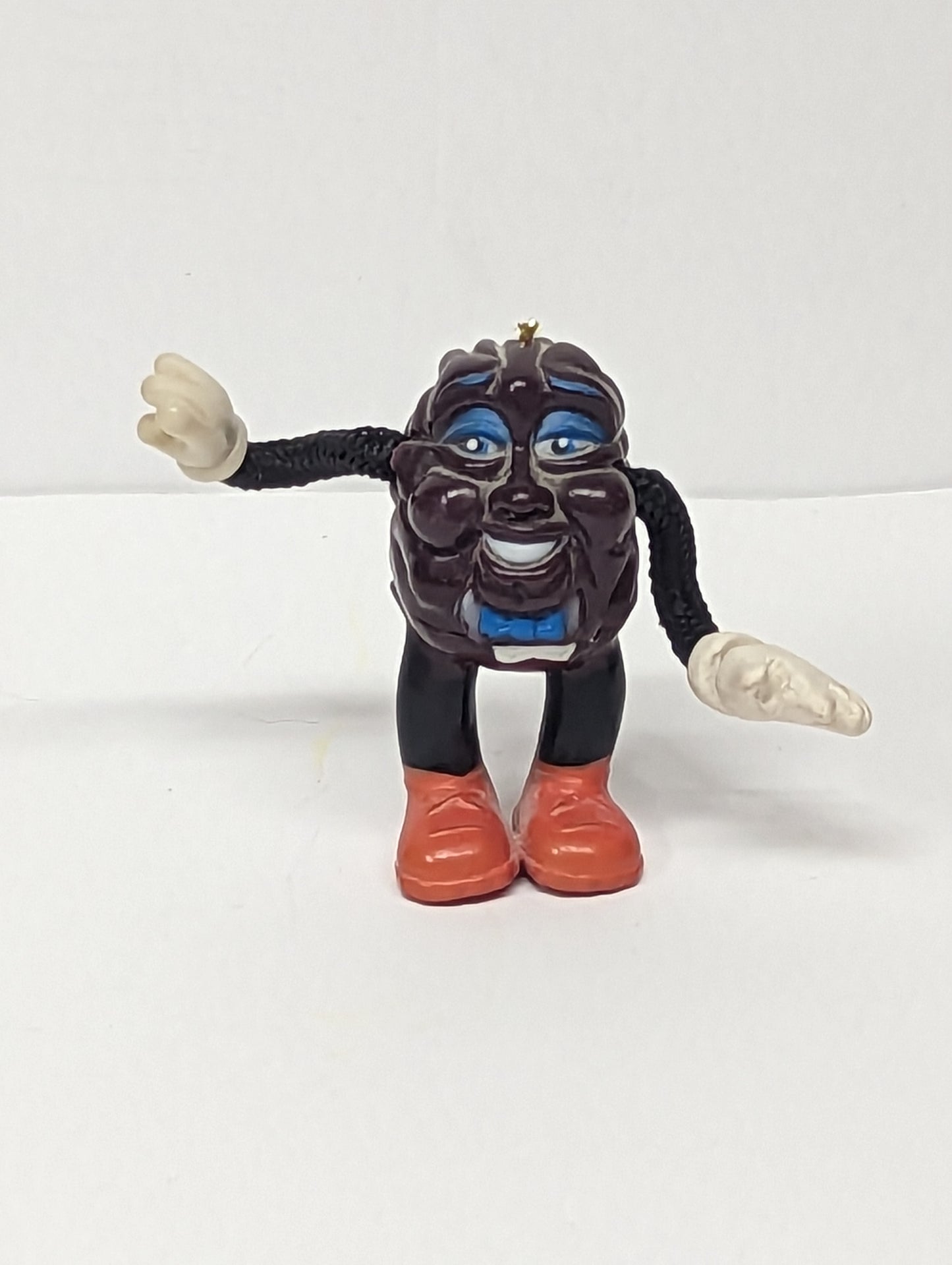 Vintage Posable California Raisin Figure/Ornament Loose As is 1A