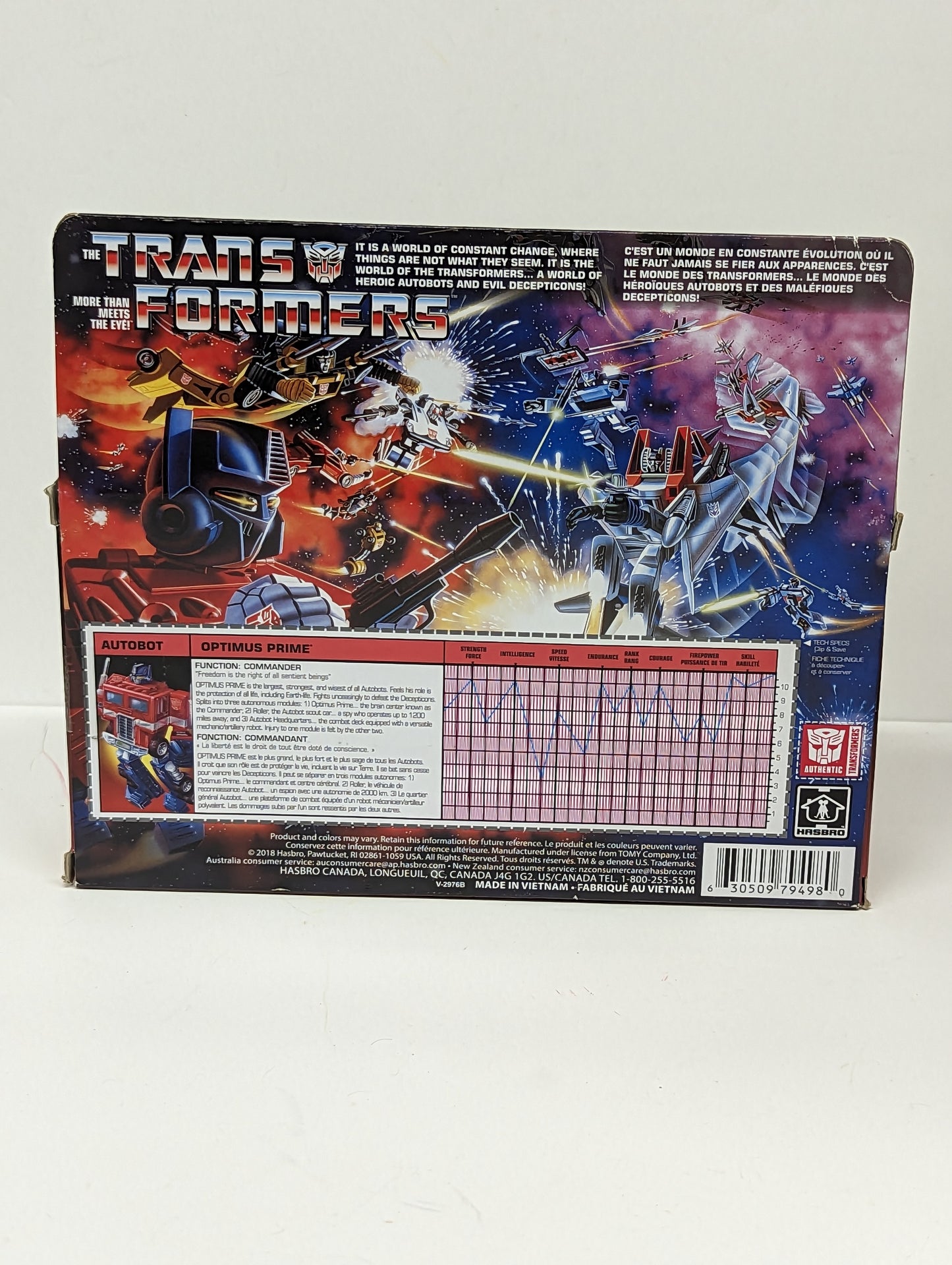 2018 Optimus Prime G1 Reissue SEALED 1A