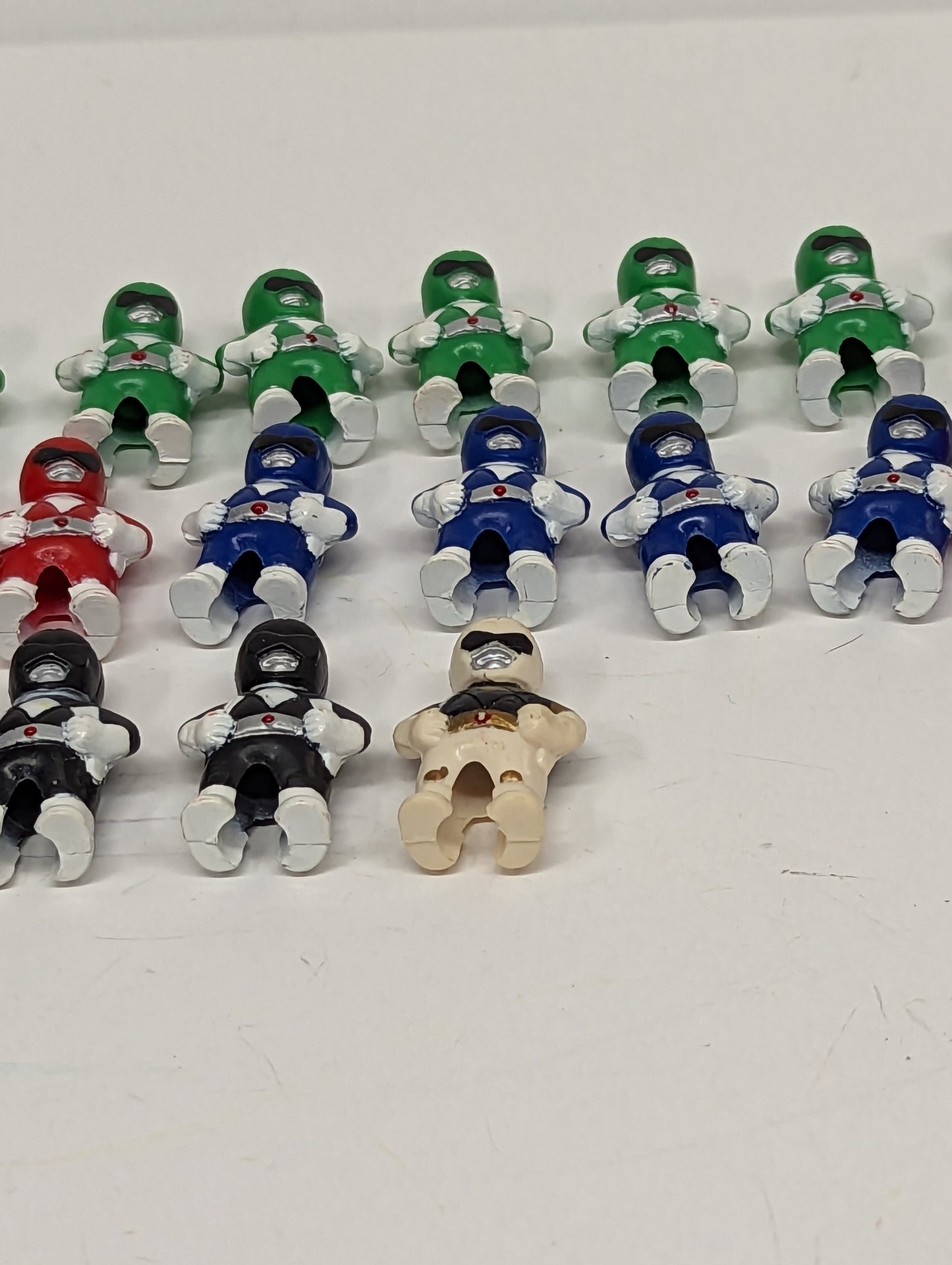 23 Bulky Power Ranger Pencil Toppers Loose 1B